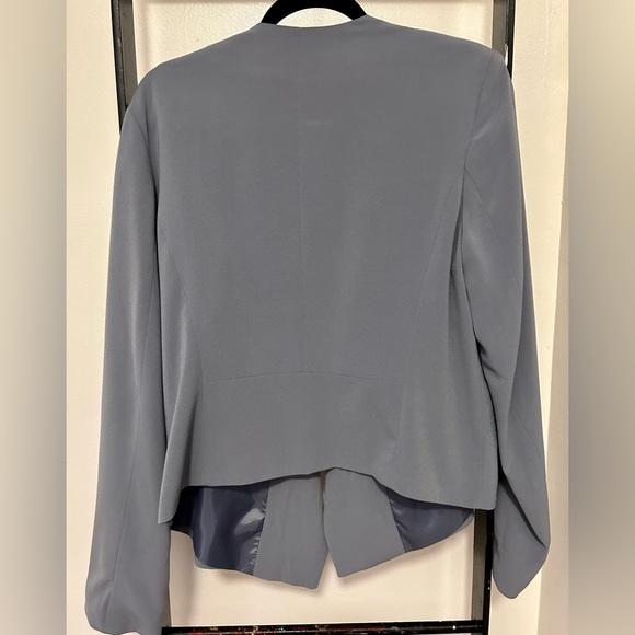 Banana Republic Open Front, Gray color Blazer Jackets, Size 14 - Picture 2 of 4
